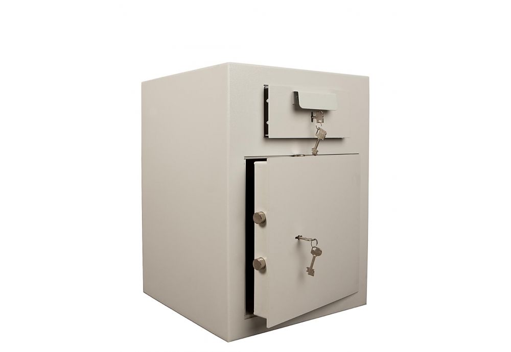 760Hx450Bx450D en 78kg. Geldinwerplade met dubbelbaard sleutelslot