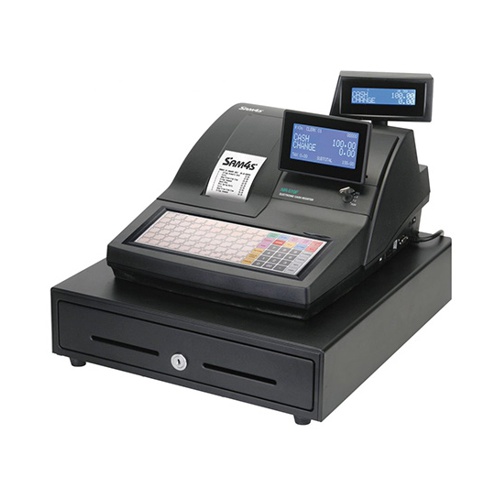 Kassa met flatkeys, 1 bonprinter. Simpel programmeerbaar. Vochtafstotend toetsenbord. PC programmeerprogramma beschikbaar.