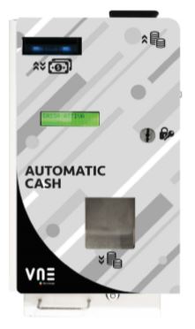 Wisselautomaat alleen gekoppeld te gebruiken. Een veilige en hygiënische manier van afrekenen.